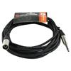 CAVO KONIG ONSTAGE CBXMJ-6, connettore1: XLR/M 3 P, connettore2: Jack 6.35mm Mono (M), Lunghezza: 6 m.